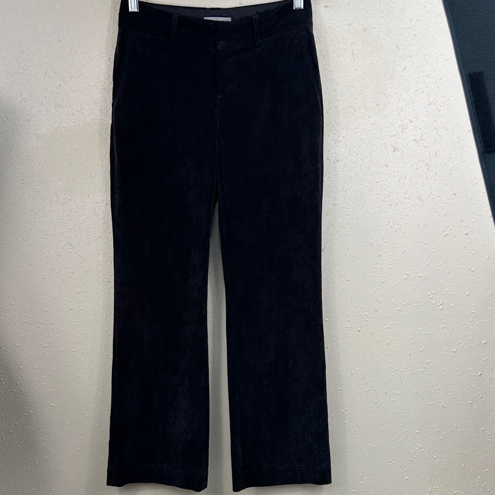 Coldwater Creek, black Whisper Corduroy Trouser pants size 4P